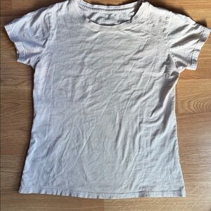 Patagonia organic cotton shirt crew neck t-shirt white beige